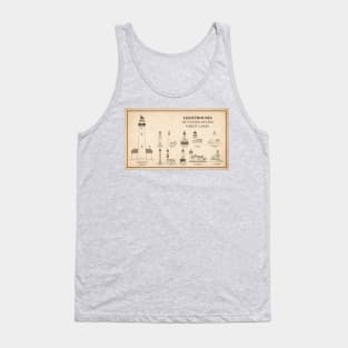 Lighthouses of United States of America - Great Lakes - S Tank Top